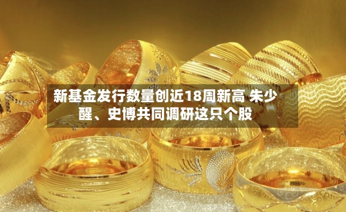 新基金发行数量创近18周新高 朱少醒	、史博共同调研这只个股-第2张图片