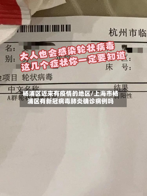 杨浦区近来有疫情的地区/上海市杨浦区有新冠病毒肺炎确诊病例吗-第3张图片
