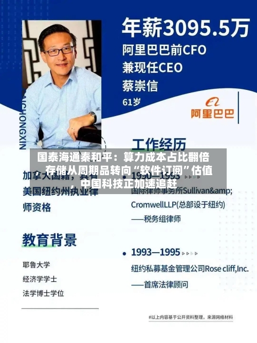 国泰海通秦和平：算力成本占比翻倍，存储从周期品转向“软件订阅	”估值，中国科技正加速追赶-第2张图片