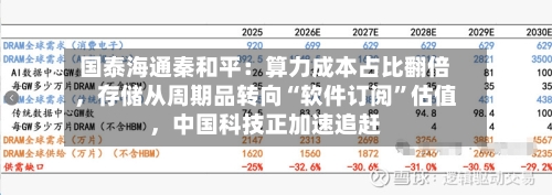 国泰海通秦和平：算力成本占比翻倍，存储从周期品转向“软件订阅”估值，中国科技正加速追赶-第3张图片