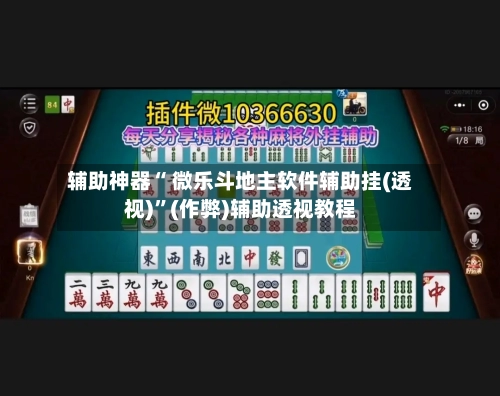 辅助神器“ 微乐斗地主软件辅助挂(透视)	”(作弊)辅助透视教程-第2张图片