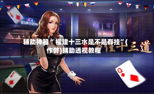 辅助神器“ 福建十三水是不是有挂”(作弊)辅助透视教程-第2张图片