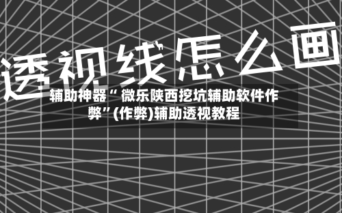 辅助神器“ 微乐陕西挖坑辅助软件作弊”(作弊)辅助透视教程-第2张图片