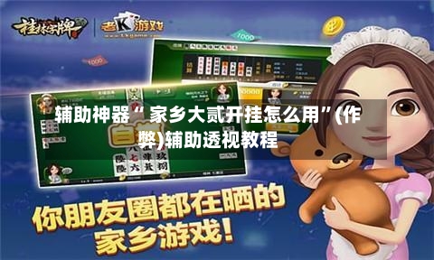 辅助神器“ 家乡大贰开挂怎么用”(作弊)辅助透视教程-第2张图片