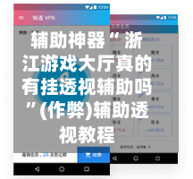 辅助神器“ 浙江游戏大厅真的有挂透视辅助吗	”(作弊)辅助透视教程-第2张图片