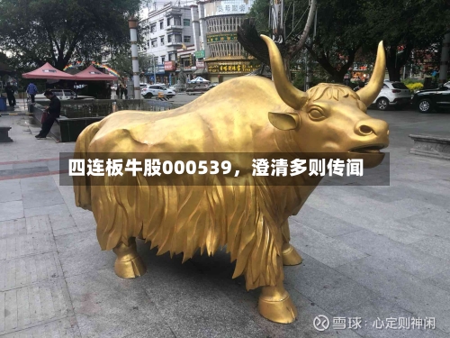 四连板牛股000539，澄清多则传闻-第2张图片