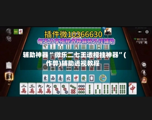 辅助神器“ 微乐二七王透视挂神器”(作弊)辅助透视教程-第3张图片