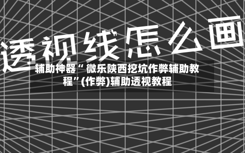 辅助神器“ 微乐陕西挖坑作弊辅助教程	”(作弊)辅助透视教程-第3张图片