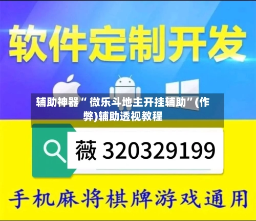 辅助神器“ 微乐斗地主开挂辅助”(作弊)辅助透视教程-第3张图片