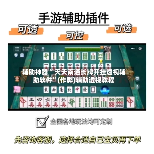 辅助神器“ 天天南通长牌开挂透视辅助软件”(作弊)辅助透视教程-第2张图片