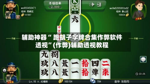 辅助神器“ 跑胡子字牌合集作弊软件透视”(作弊)辅助透视教程-第2张图片
