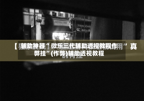 辅助神器“ 微乐三代辅助透视教程作弊挂”(作弊)辅助透视教程-第2张图片
