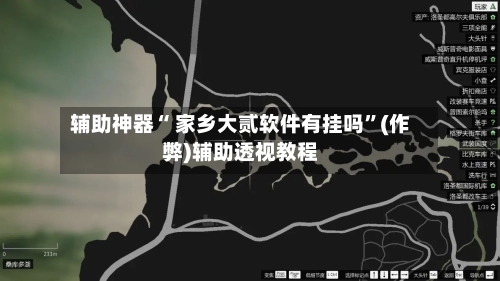 辅助神器“ 家乡大贰软件有挂吗	”(作弊)辅助透视教程-第2张图片