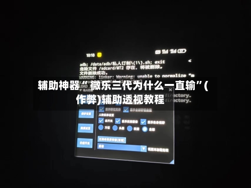 辅助神器“ 微乐三代为什么一直输	”(作弊)辅助透视教程-第3张图片