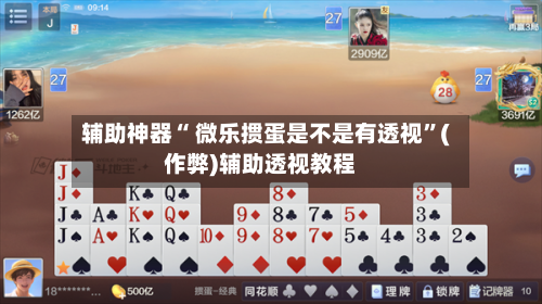 辅助神器“ 微乐掼蛋是不是有透视”(作弊)辅助透视教程-第2张图片