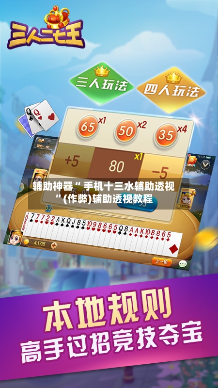 辅助神器“ 手机十三水辅助透视”(作弊)辅助透视教程-第2张图片