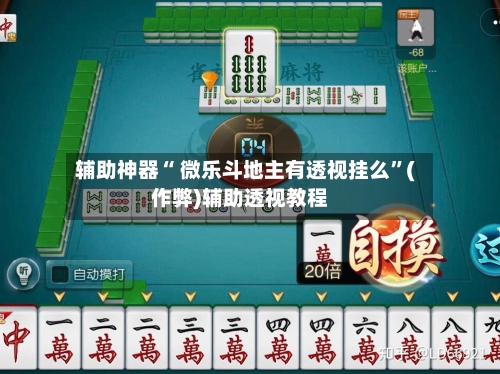 辅助神器“ 微乐斗地主有透视挂么	”(作弊)辅助透视教程-第3张图片